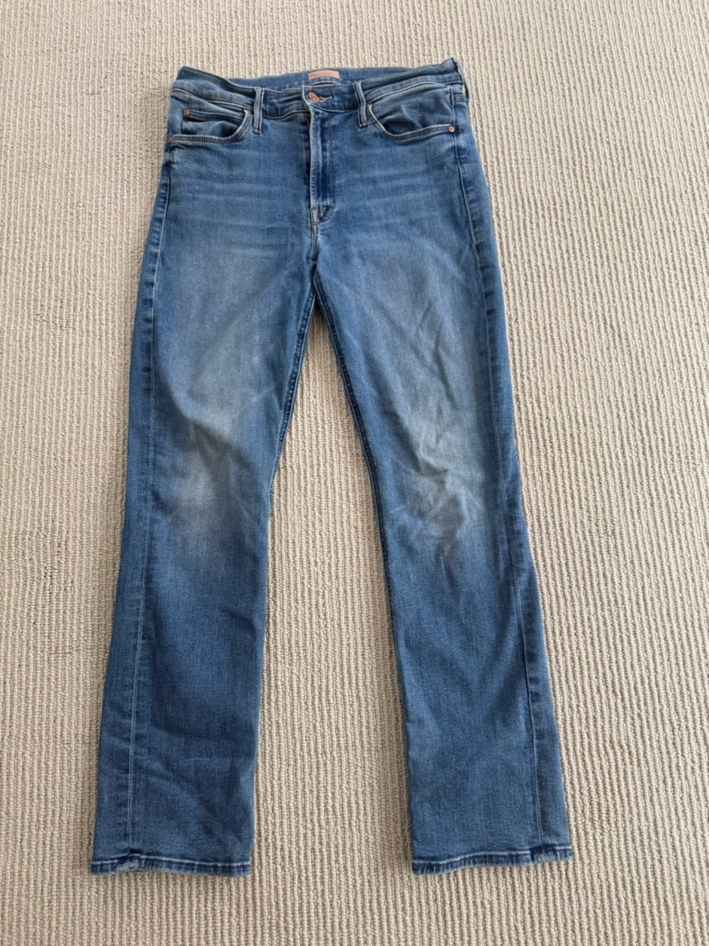 Mother The Weekender Blue Flare Jean